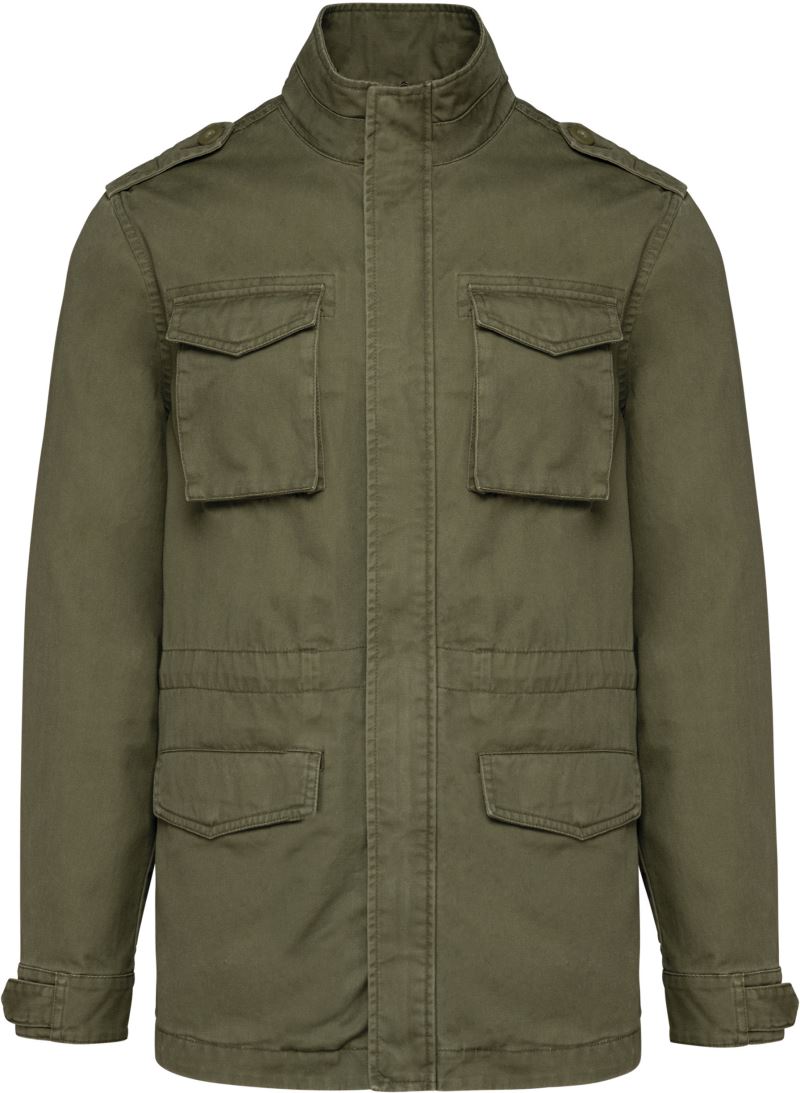 Levně Pánská bunda Safari - washed light khaki