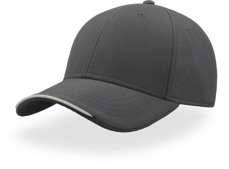6 panelová kšiltovka - dark grey