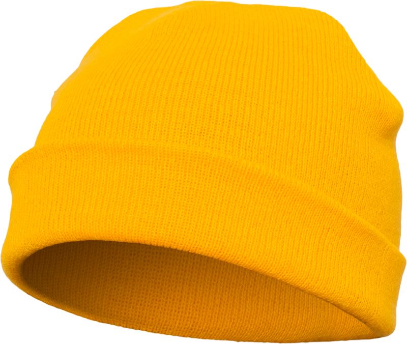 Levně Pletená čepice - gold