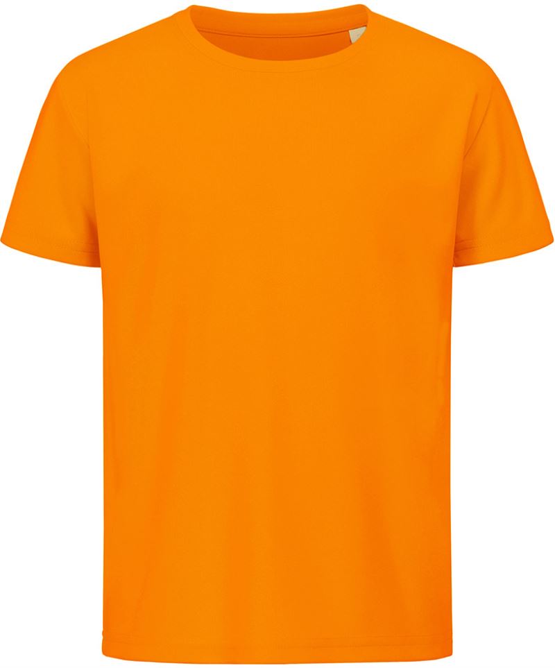 Levně Dětské sportovní tričko Interlock - cyber orange