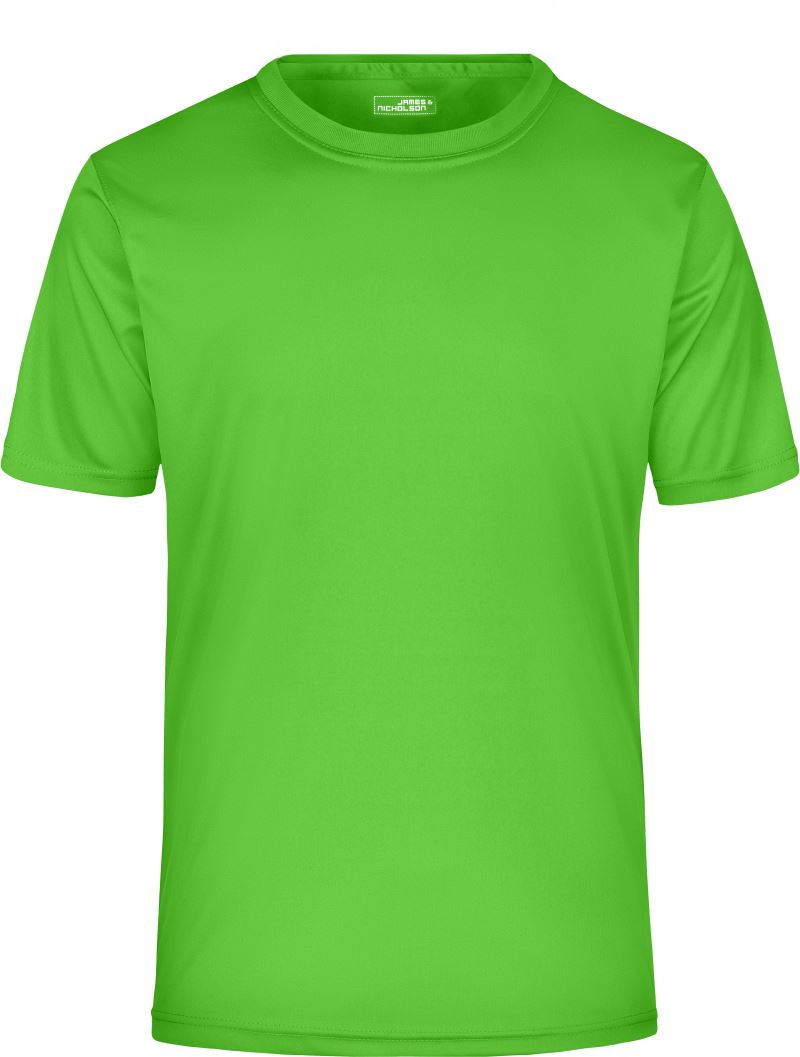 Levně Pánské žerzejové sportovní tričko - lime green