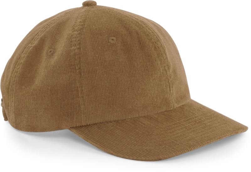 Levně 6 panelová kšiltovka "Heritage Cord Cap" - camel