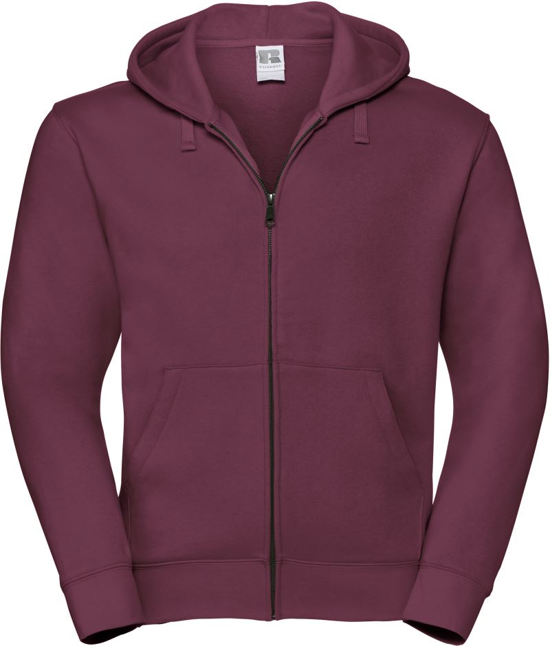 Levně Pánská mikina s kapucí "Authentic" - burgundy