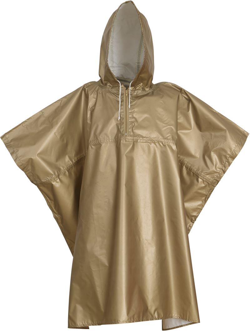 Levně Poncho do deště - gold