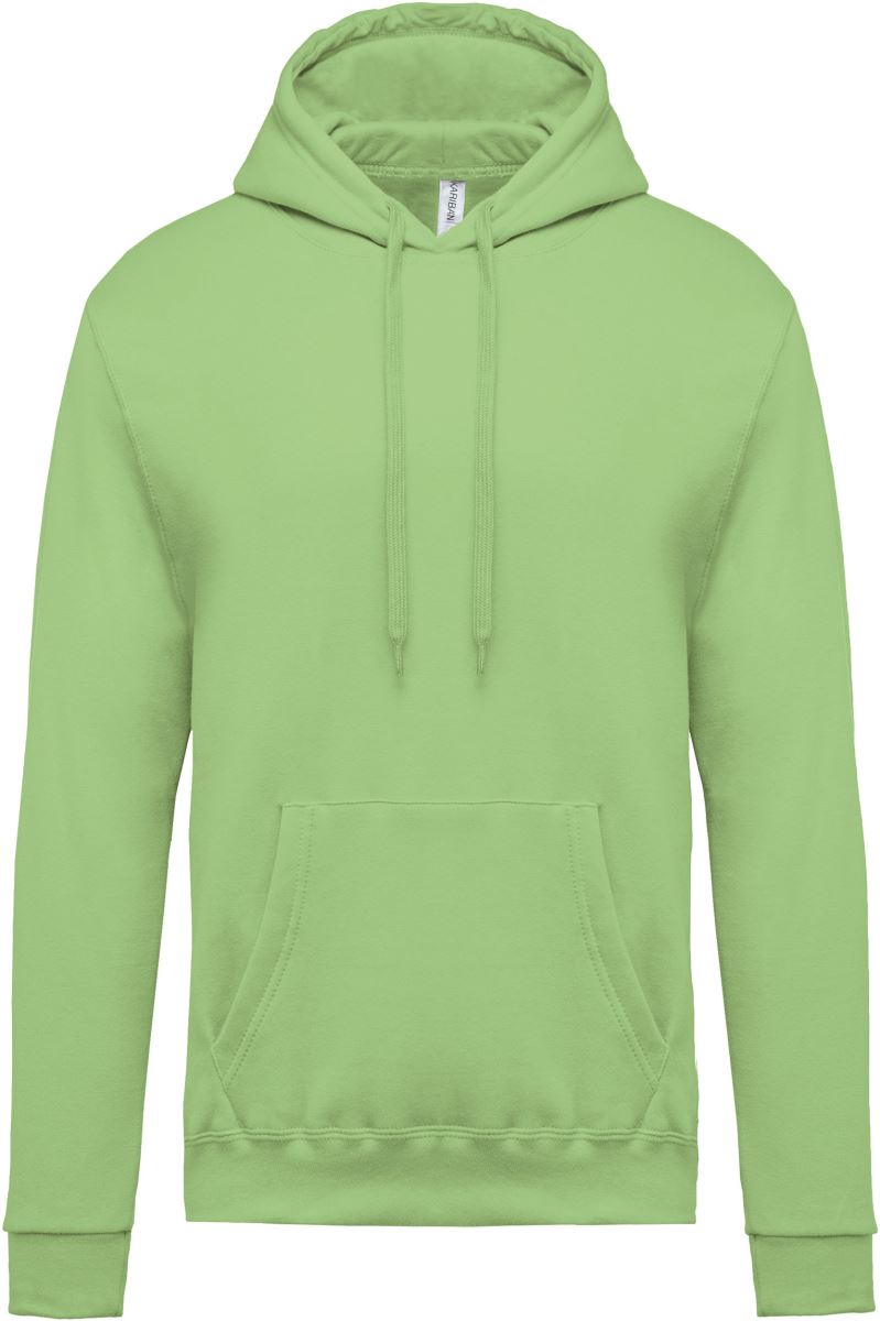 Levně Pánská mikina s kapucí - apple green