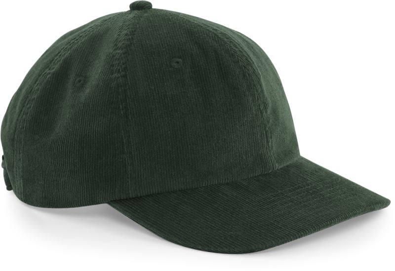 Levně 6 panelová kšiltovka "Heritage Cord Cap" - dark olive