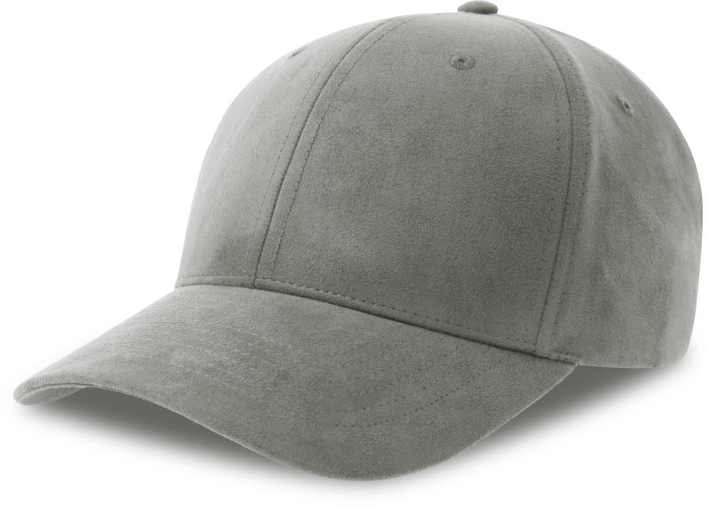 Levně 6 Panelová čepice semišového vzhledu - grey