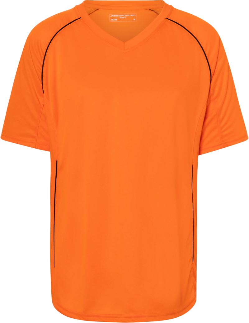 Levně Týmové tričko - orange/black