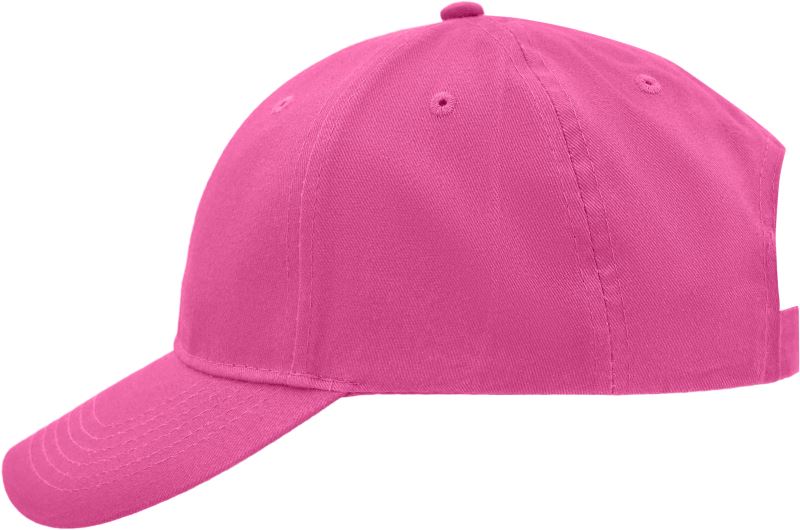 Levně Broušená 6 panelová kšiltovka - pink