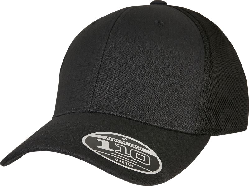 Levně 6 panelová Trucker kšiltovka "Ripstop" - black