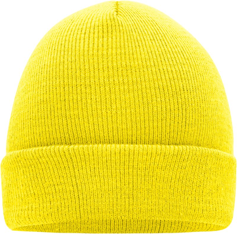Pletená čepice - yellow