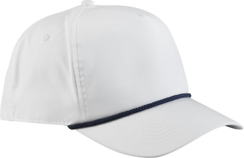 Levně 5 panelová golfová kšiltovka - white/navy