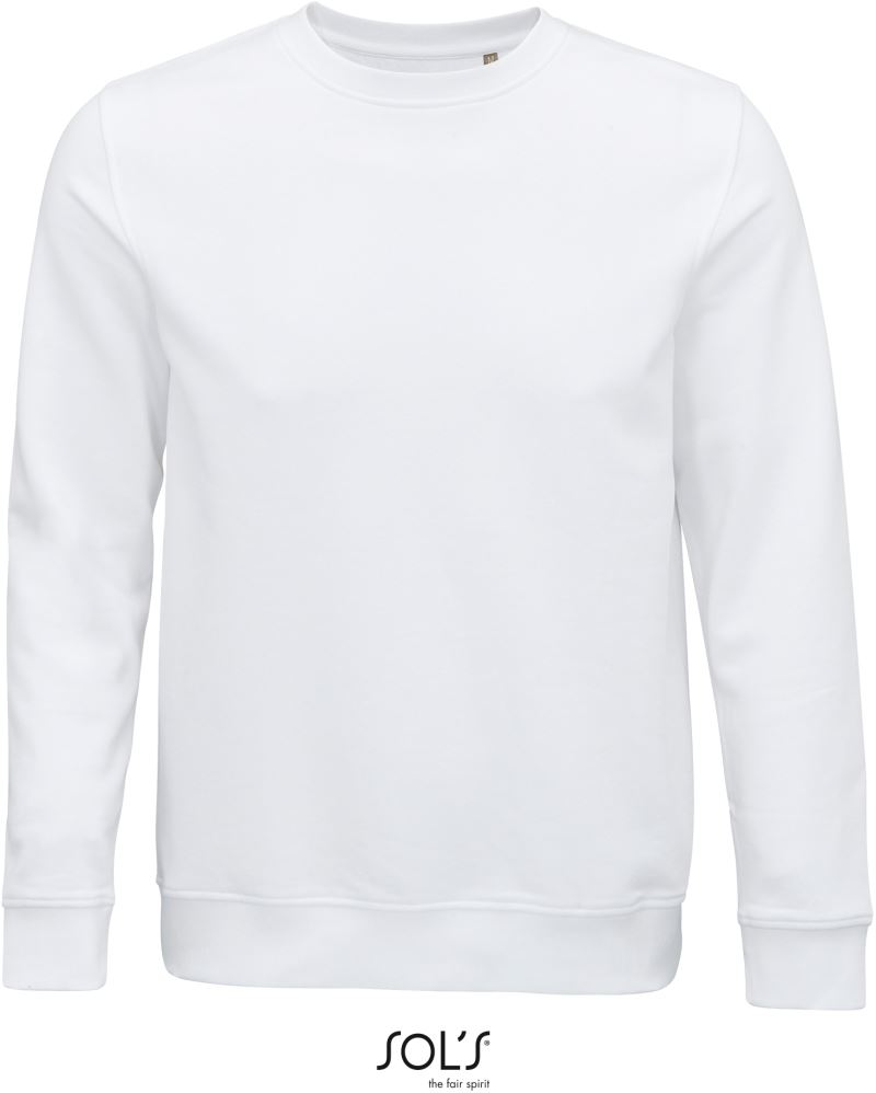 Levně Unisex mikina z bio bavlny - white