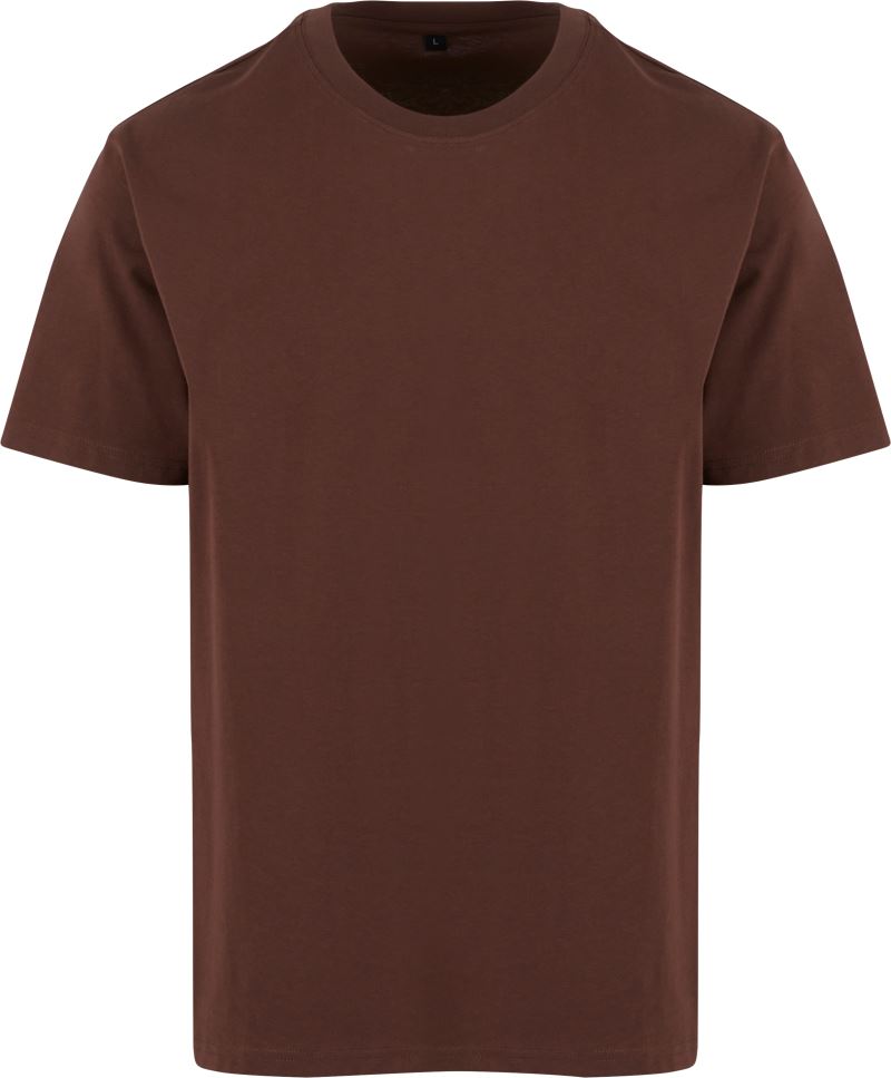 Levně Unisex tričko z těžké bavlny - chocolate brown