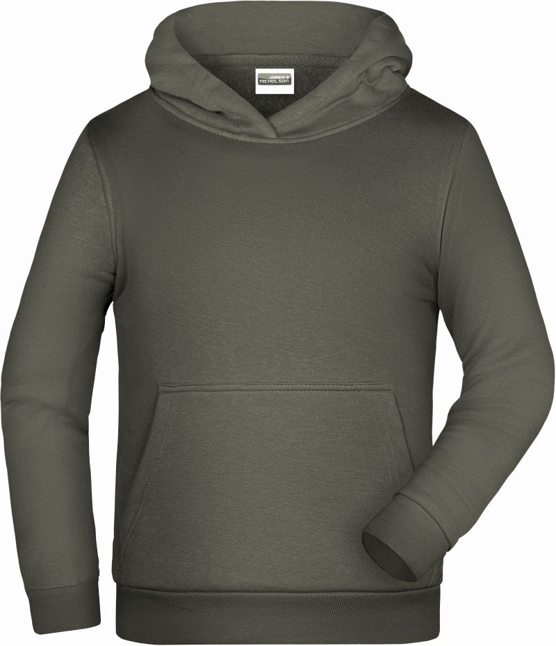 Dětská mikina s kapucí - dark grey