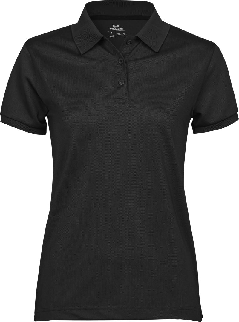 Levně Dámské piqué polo Club - black