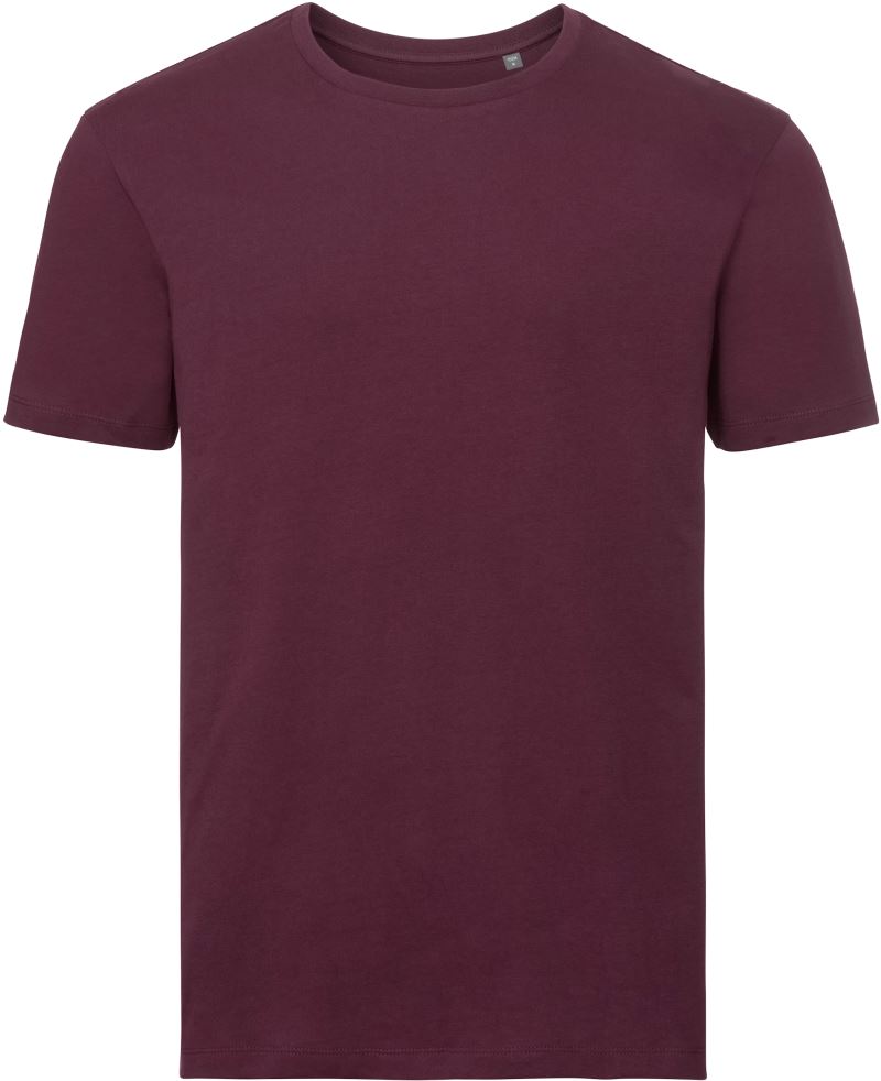 Levně Pánské tričko Pure Organic - burgundy