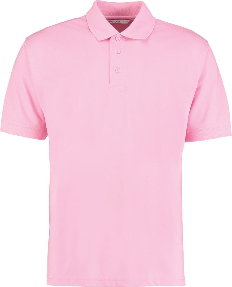 Levně Pánské piqué polo "Superwash" - pink