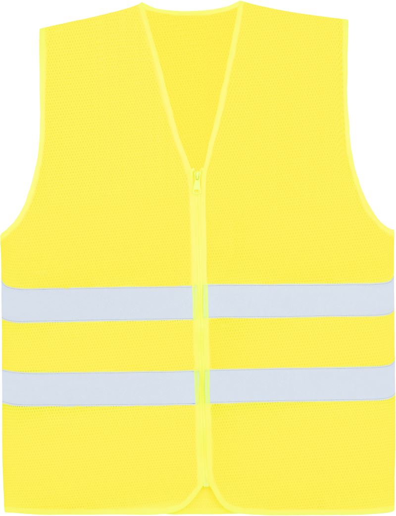 Hi-Vis síťovaná bezpečnostní vesta - hi vis yellow