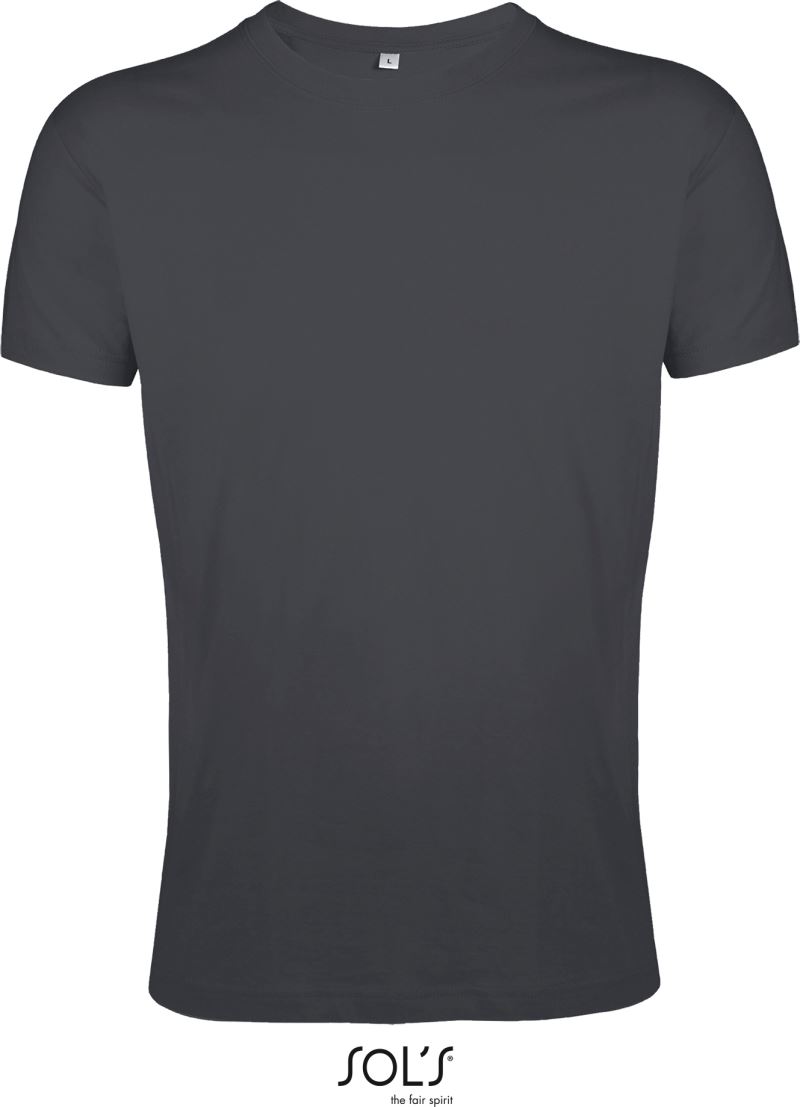 Levně Pánské tričko "Slim Fit" - dark grey