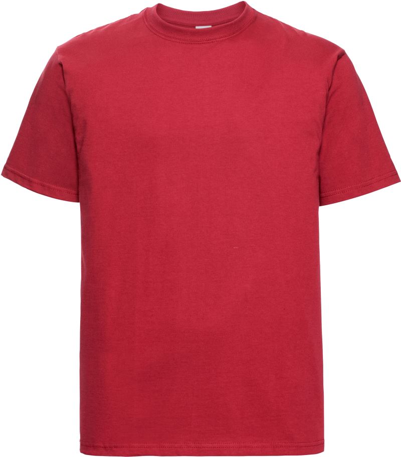 Levně Tričko z těžké bavlny "Authentic" - classic red