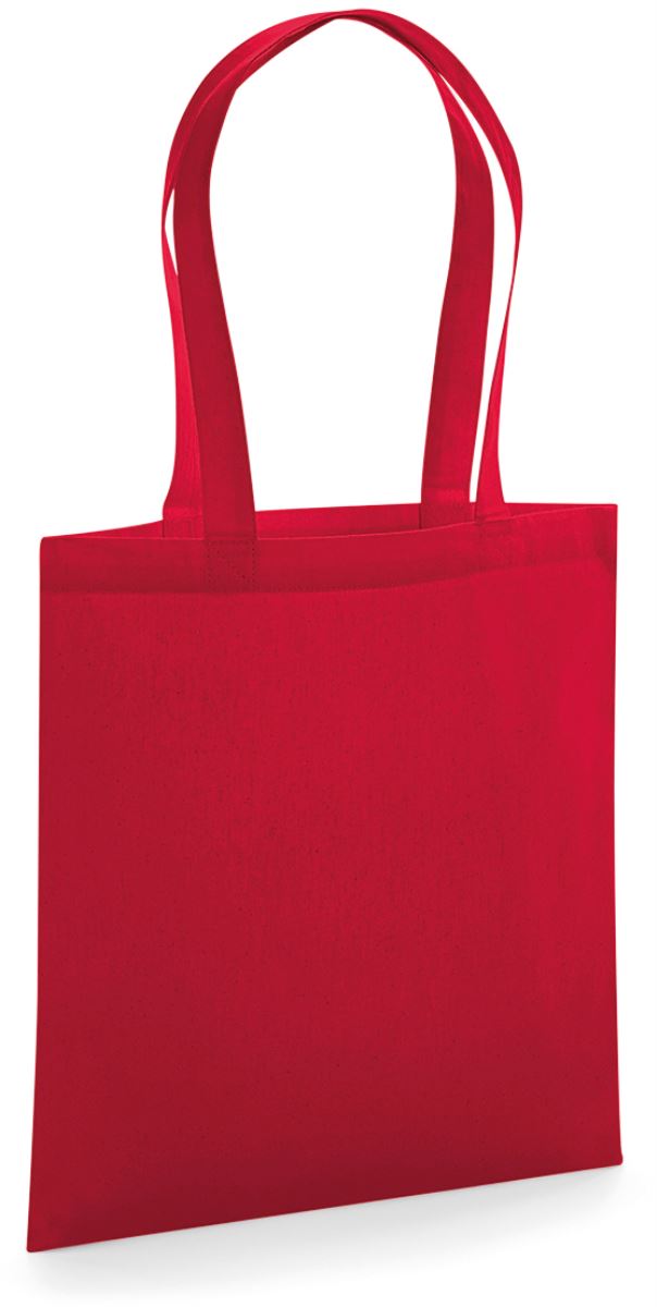 Levně Prémiová taška z bio bavlny - classic red