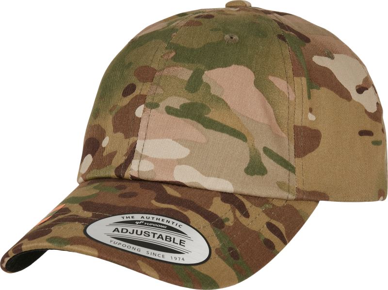 Levně 6 panelová kšiltovka "Camo" - multicam