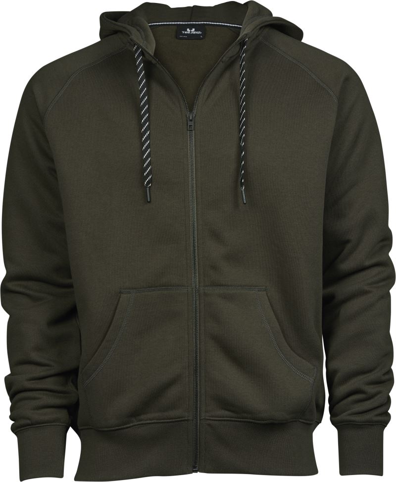 Levně Pánská mikina s kapucí - dark olive