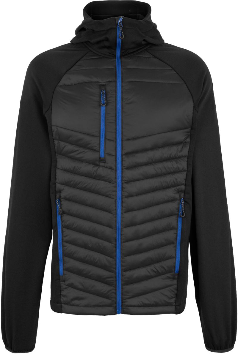 Levně Hybridní bunda "Navigate" - black/new royal