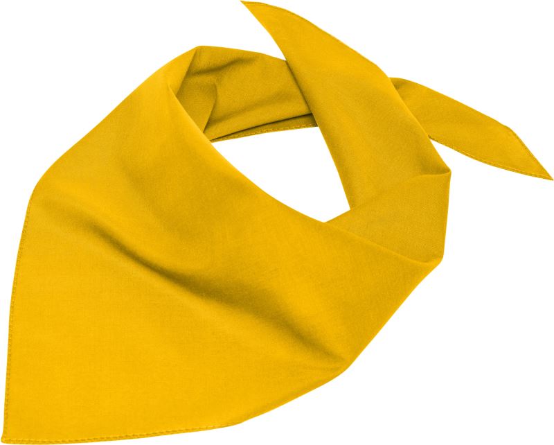 Levně Trojcípý šátek - gold yellow