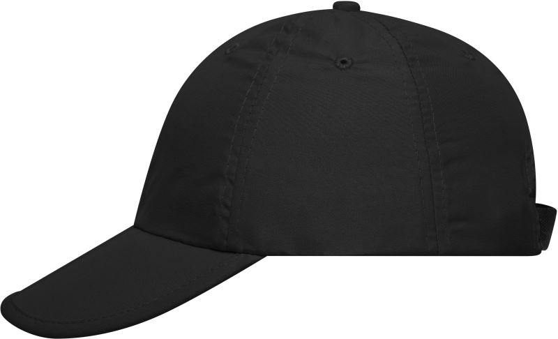 Levně 6 panelová skládací kšiltovka - black