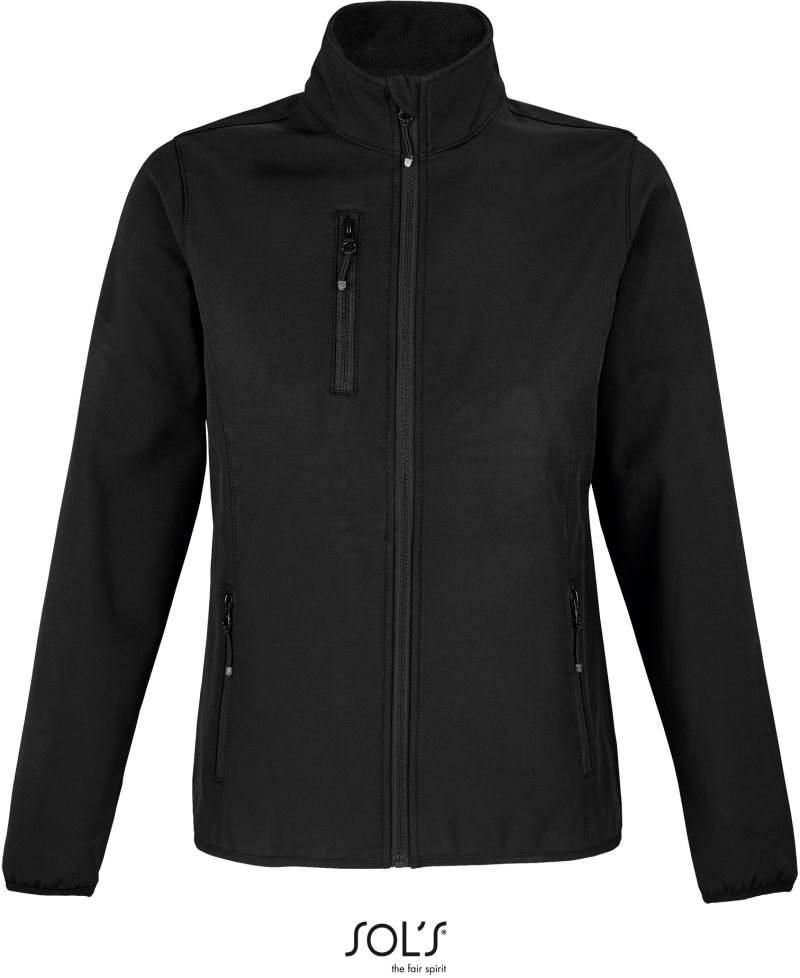 Dámská 3-vrstvá softshellová bunda - black