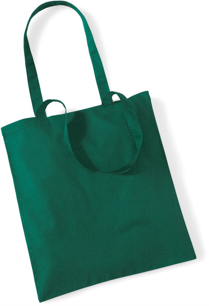 Levně Bavlněná taška "Bag for Life" - bottle green