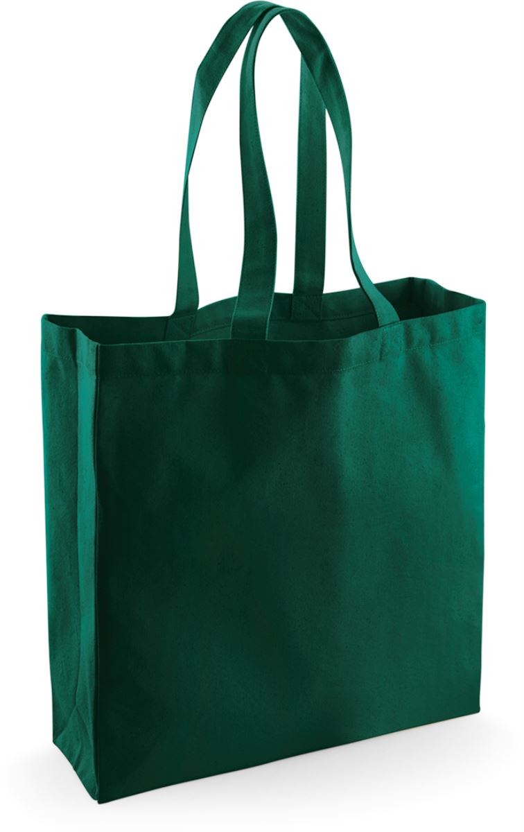 Levně Fairtrade klasická bavlněná nákupní taška - bottle green