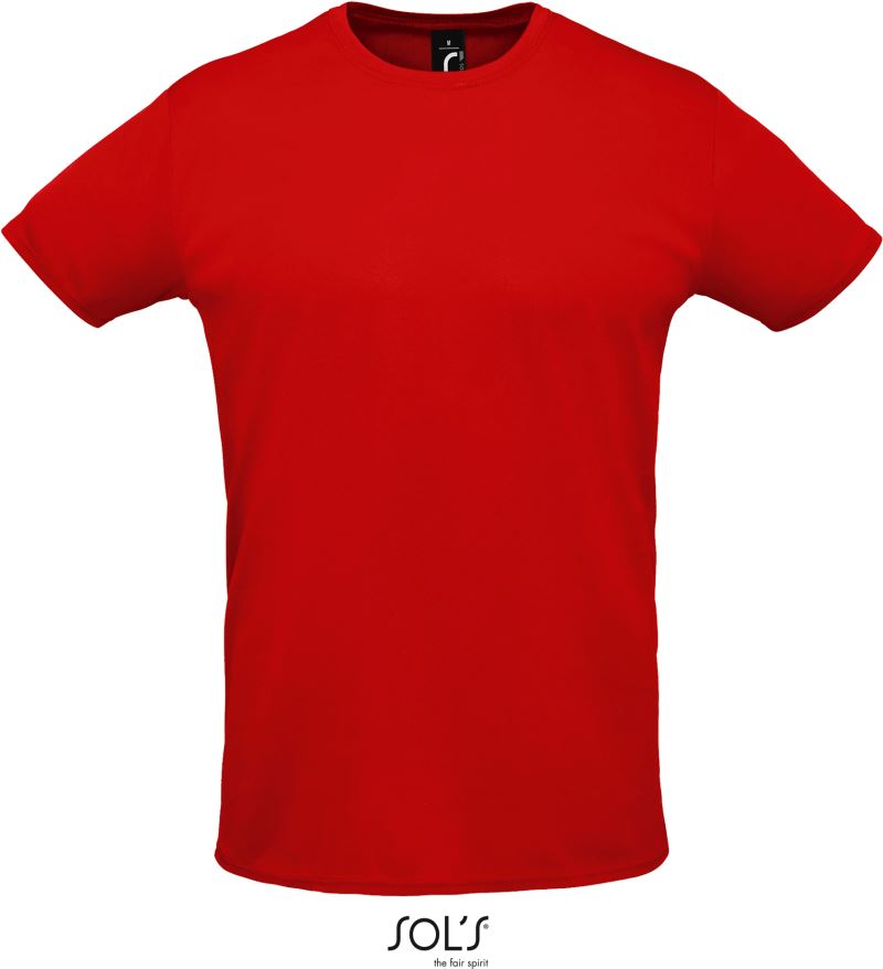 Levně Unisex piqué sportovní tričko - red