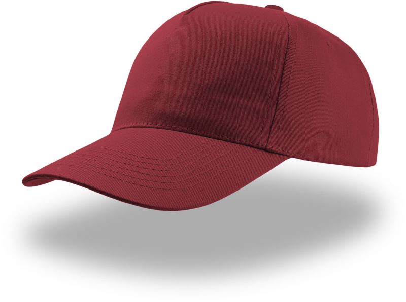 Levně 5 panelová baseballová kšiltovka "Start Five" - burgundy