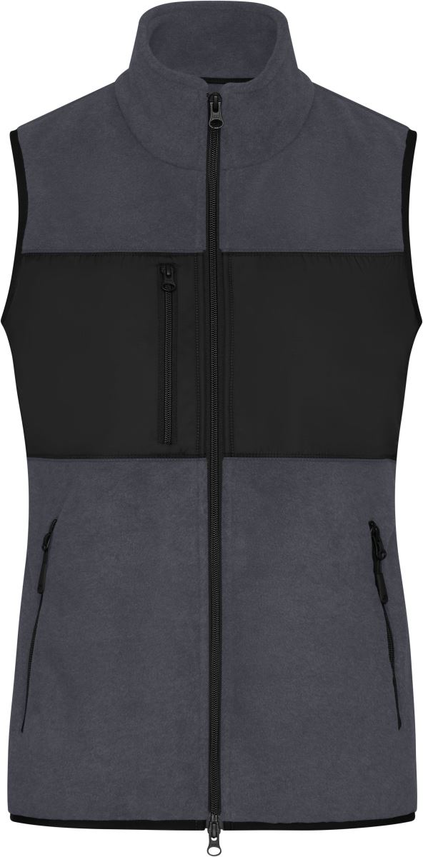 Levně Dámská fleecová vesta - carbon/black