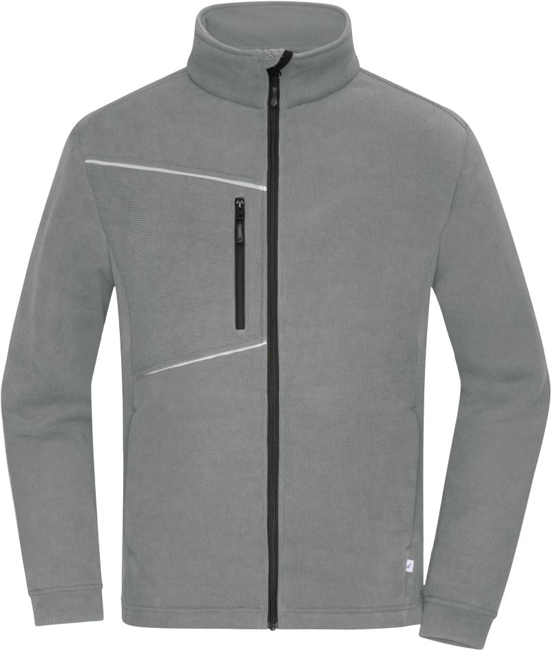 Levně Pracovní přechodová bunda manšestr vzhled - Color - steel grey
