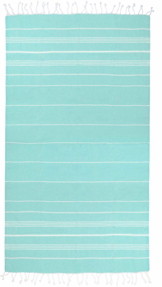 Levně Hamam ručník "Sultan" - mint/white