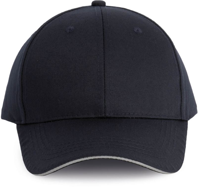 Levně 6 panelová kšiltovka - navy/silver