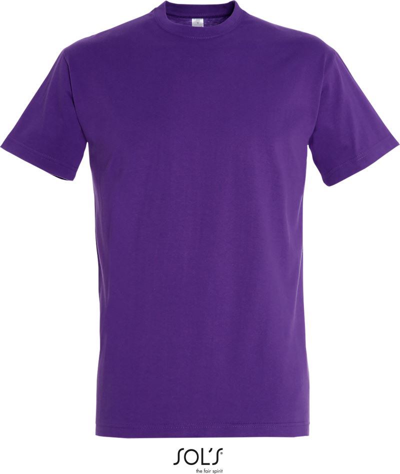Levně Tričko z těžké bavlny - dark purple