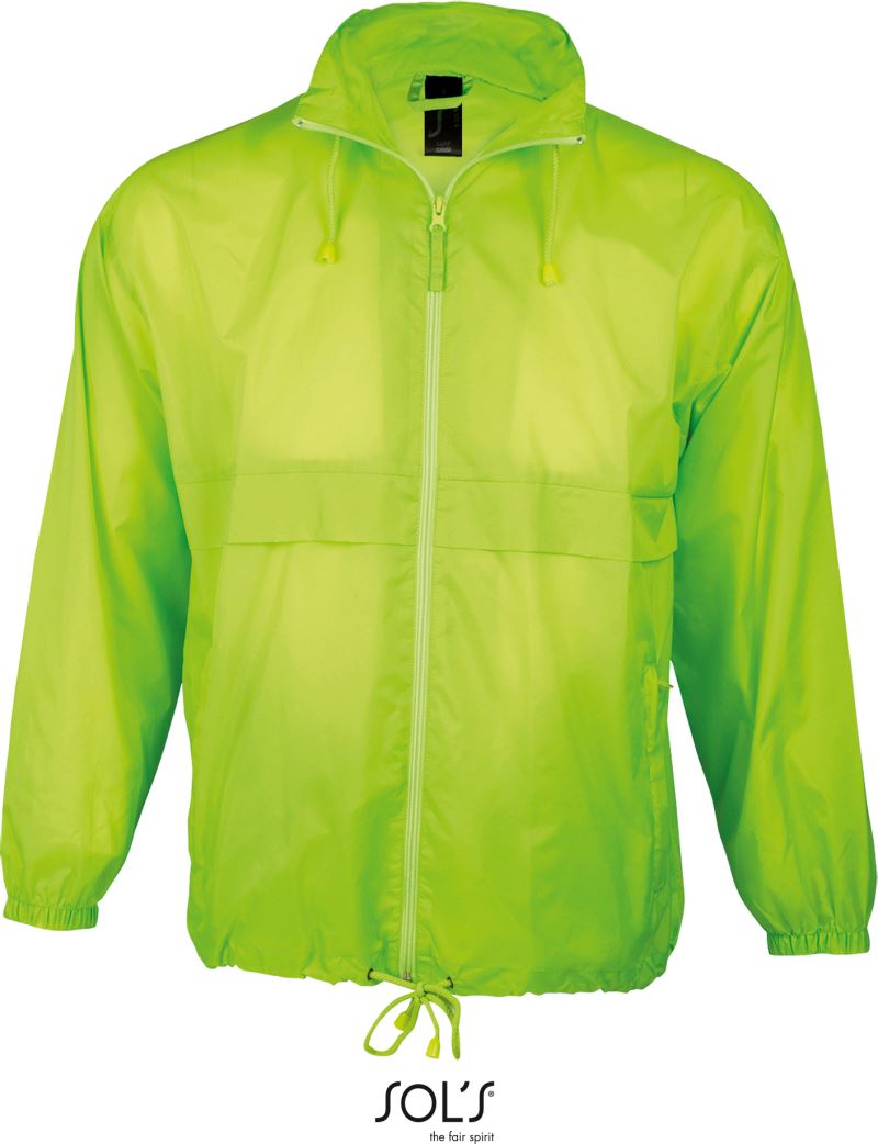 Levně Unisex větrovka - neon lime