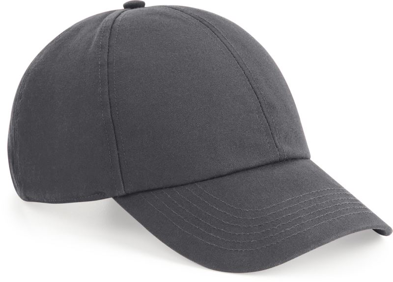 Levně 6 panelová kšiltovka z bio bavlny - graphite grey