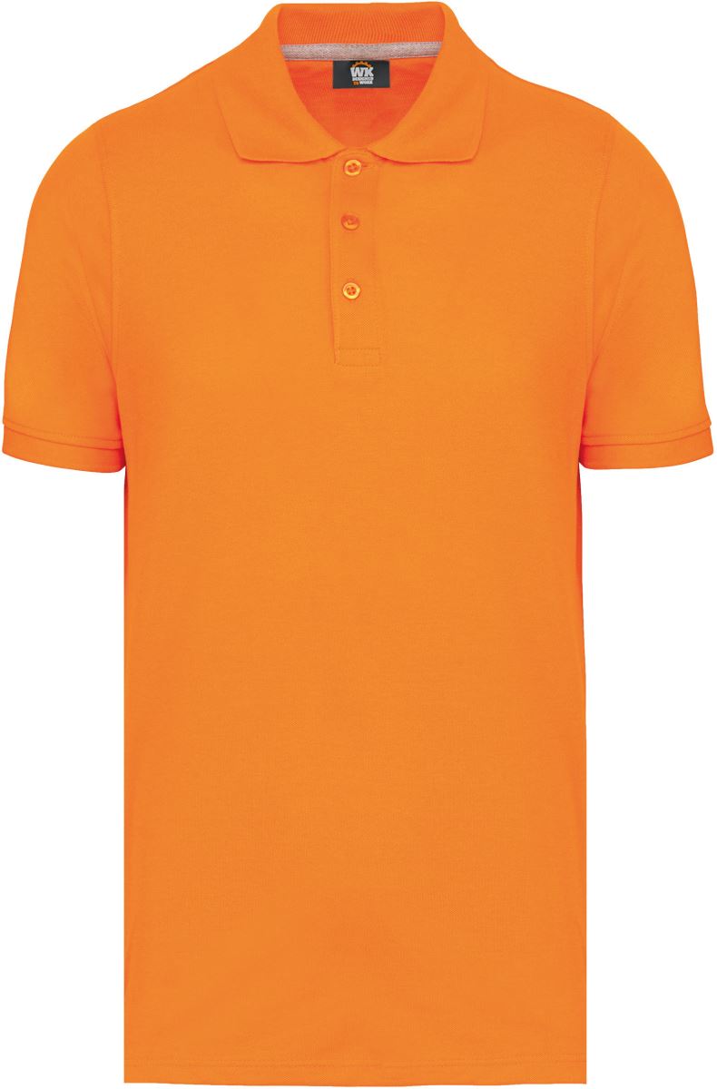 Levně Pánské pracovní piqué polo z těžké bavlny - orange