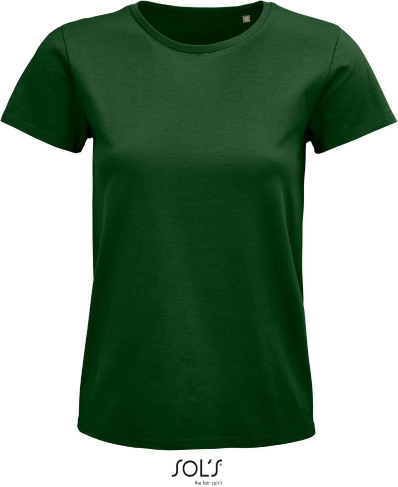 Dámské tričko z bio bavlny - bottle green