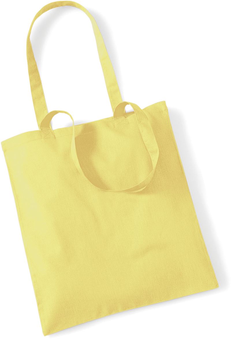 Levně Bavlněná taška "Bag for Life" - lemon