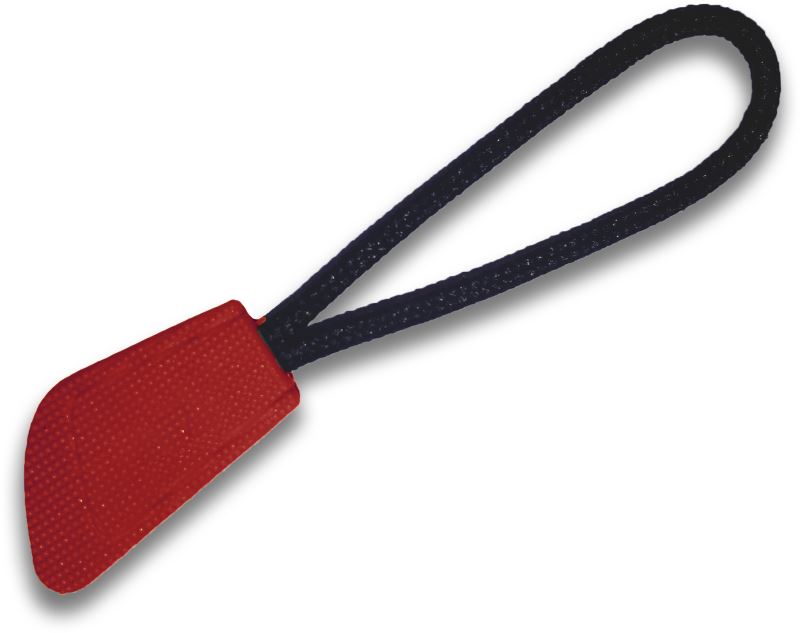 Levně 10 Ks přívěšek na zip - burgundy