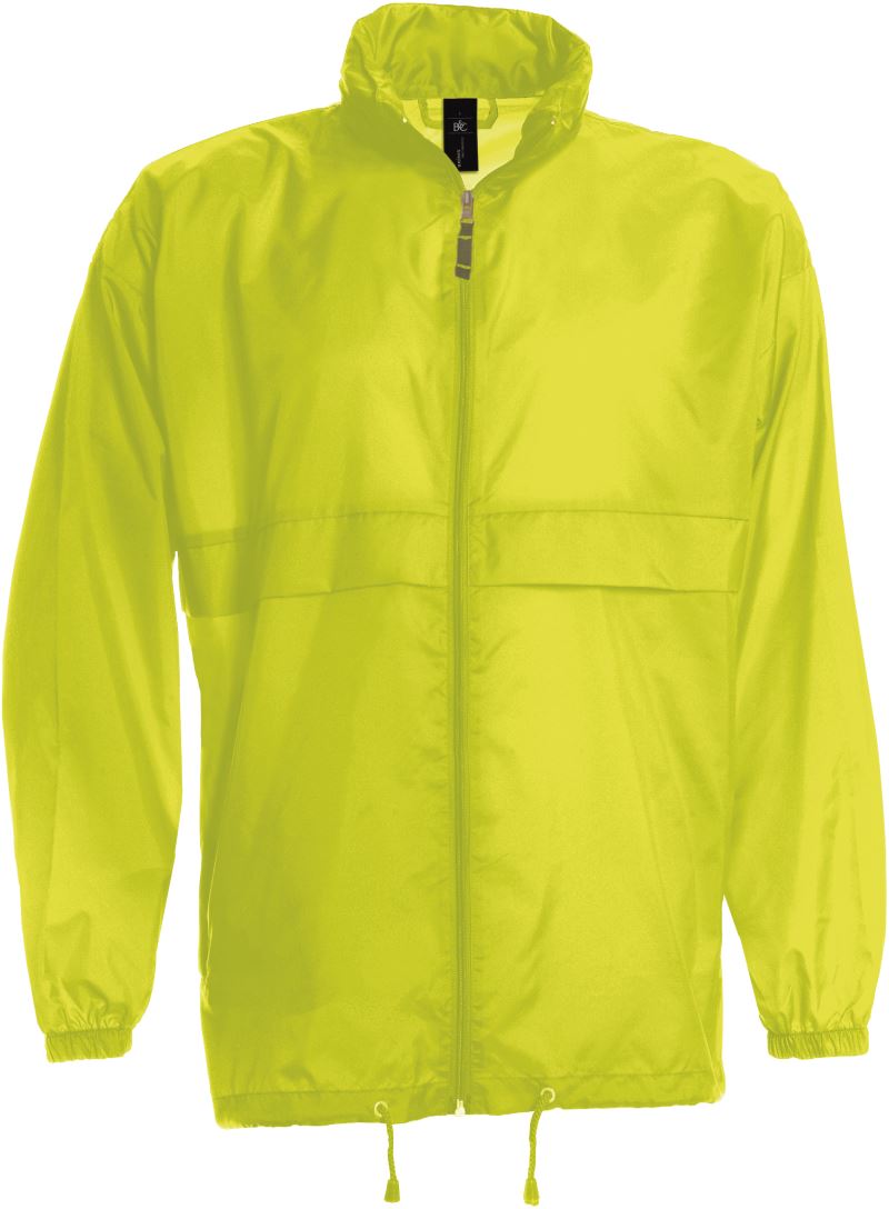 Levně Větrovka bez podšívky - ultra yellow