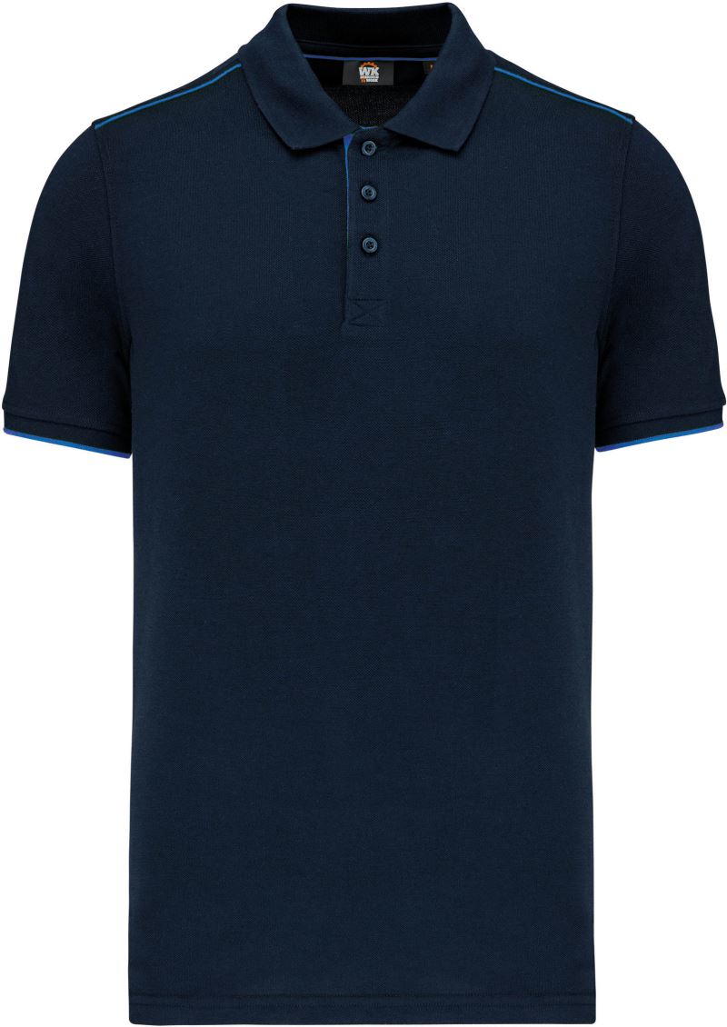 Levně Pánské pracovní piqué polo "Day-to-Day" - navy/light royal blue