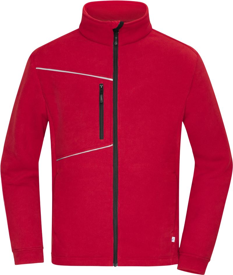 Levně Pracovní přechodová bunda manšestr vzhled - Color - red